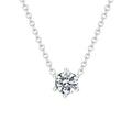 Conjunto de collar de plata de ley 925 con circonitas, chapado en oro de 14k, estilo fino para mujer