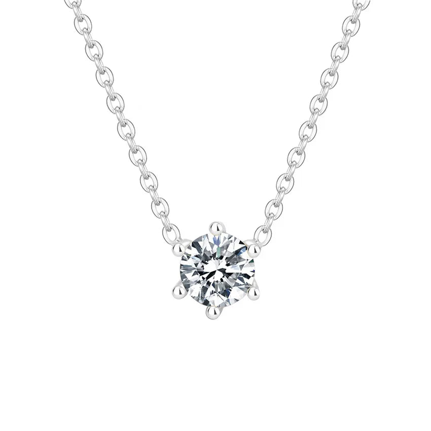 Conjunto de collar de plata de ley 925 con circonitas, chapado en oro de 14k, estilo fino para mujer