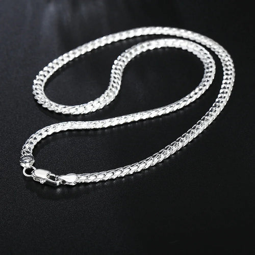 20-60cm 925 Sterling Silber Luxusmarken-Design Edle Halskette Kette für Damen Herren Mode Hochzeit Verlobung Schmuck