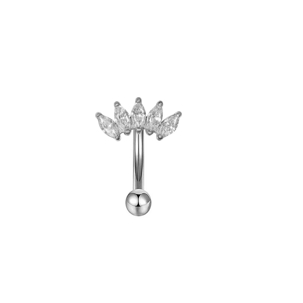 Rook piercing Butterfly Ear Cartilage Eyebrow Tragus Helix Piercing Stud Curved barbell Wholesale Body  Jewelry