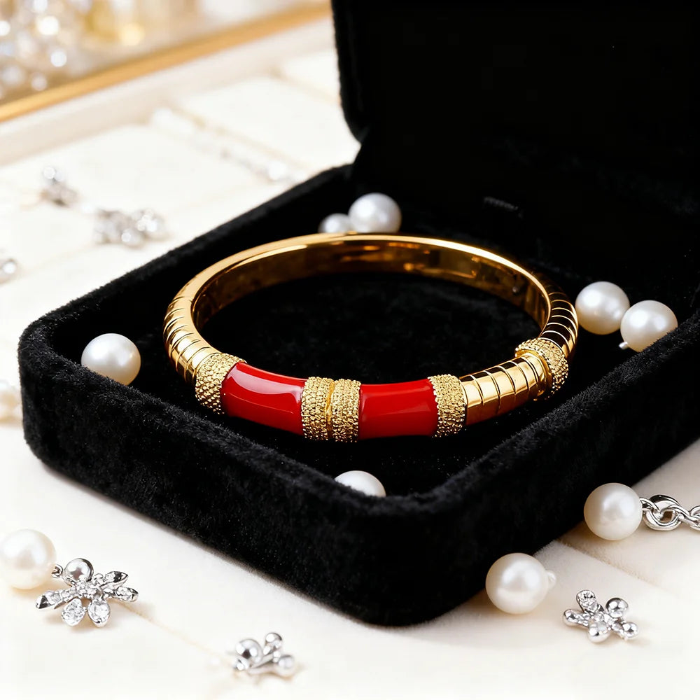 Vergoldeter Ring und Armband, nigerianisches Schmuckset, hohe Eleganz, mehrfarbig, personalisierte Armbänder, Mädchengeschenk, kostenloser Versand