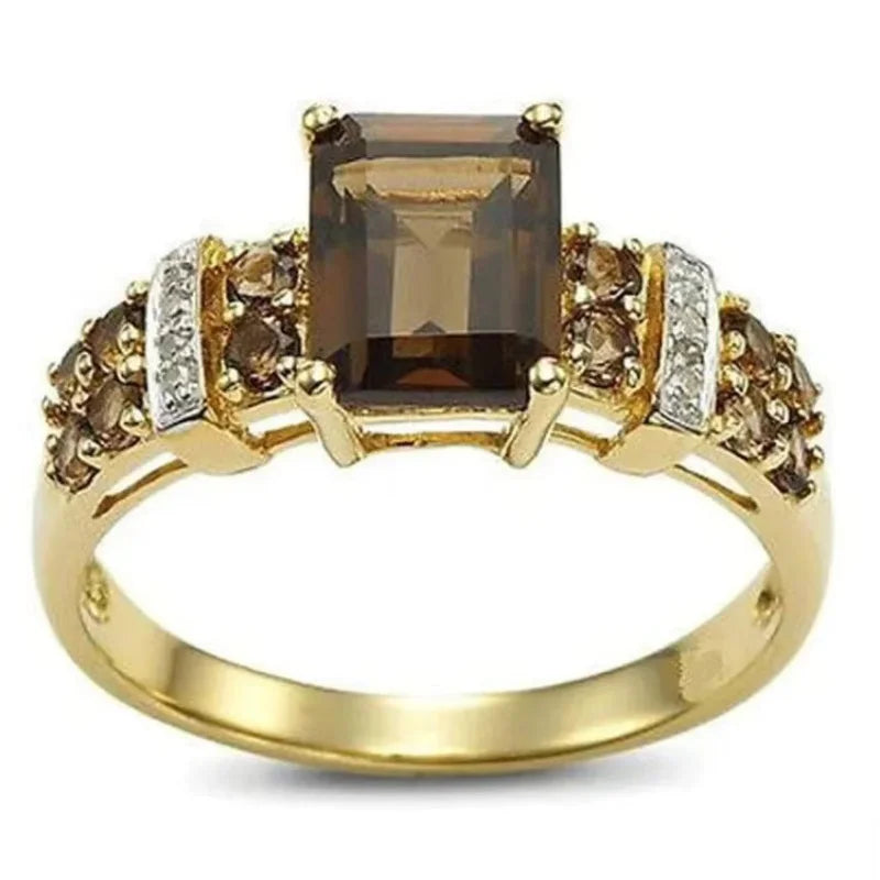 Mode Exquisite goldfarbene quadratische Creolen für Frauen Party Accessoires Geschenke Custom Schmuck