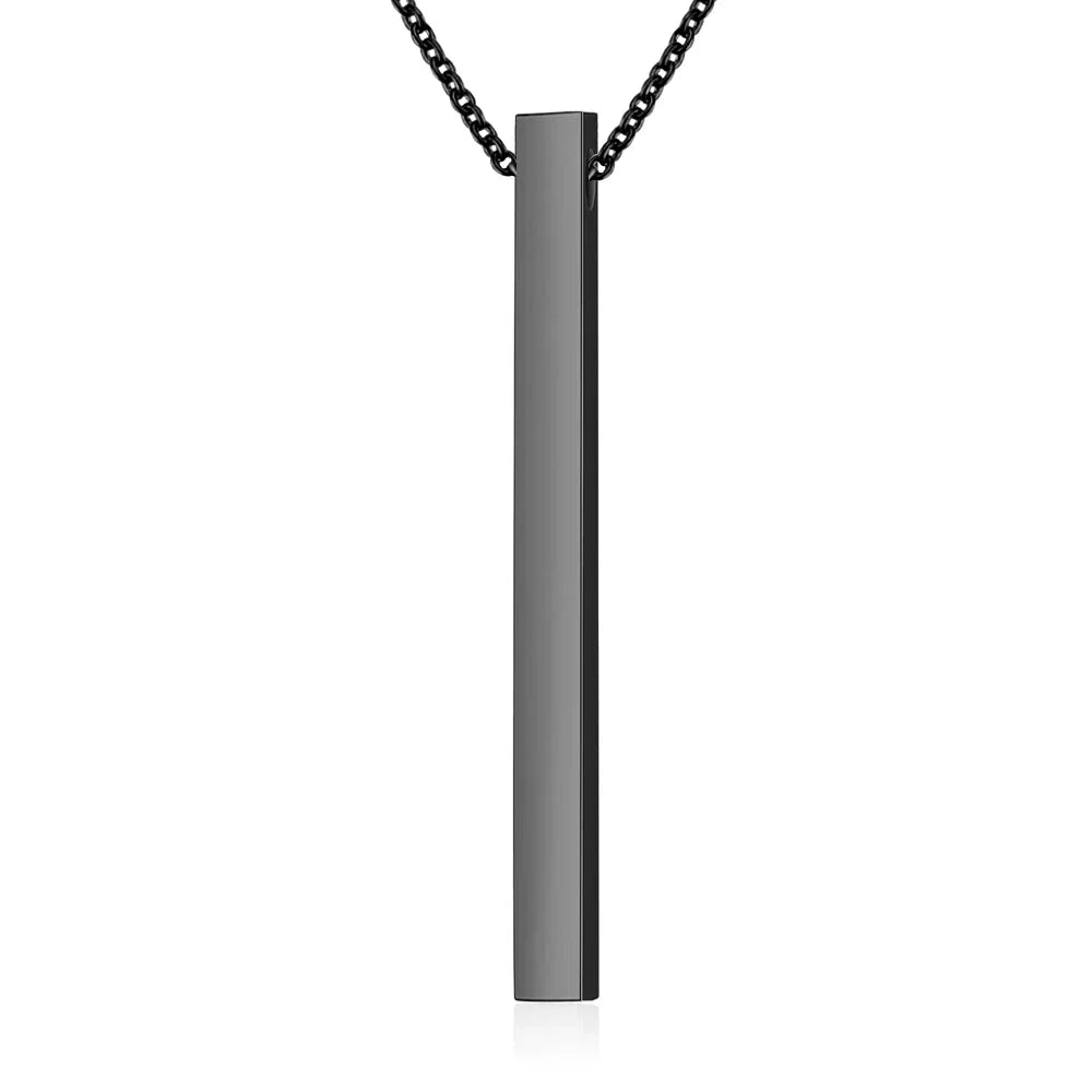 Personalisierte Koordinaten-Gravur Name Text Herz-Aussparung Armreif Personalisierte Bar Halskette Edelstahl Armband Männer Frauen Geschenk