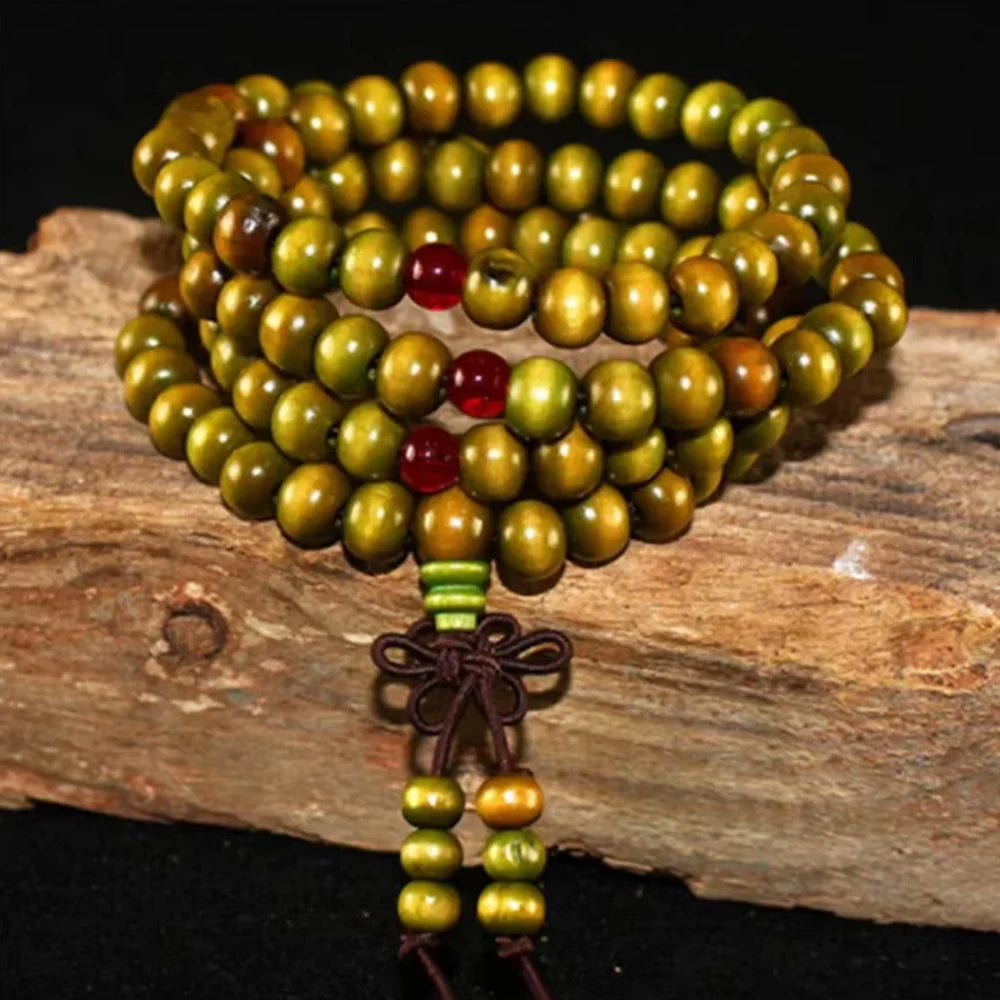 Natur Sandelholz Armband Herren Buddhist Buddha Meditation Perlenarmband Für Damen Gebet 108 Perlen Rosenkranz Hängende Dekoration