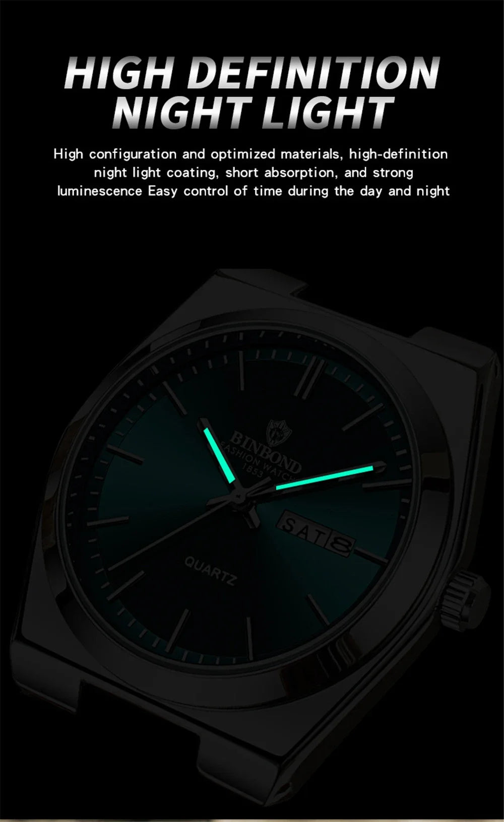 Nuevos regalos Top de negocios casual Reloj azul para hombres Relojes de lujo automáticos Relojes de pulsera de cuarzo de moda para hombre Relogio Masculino