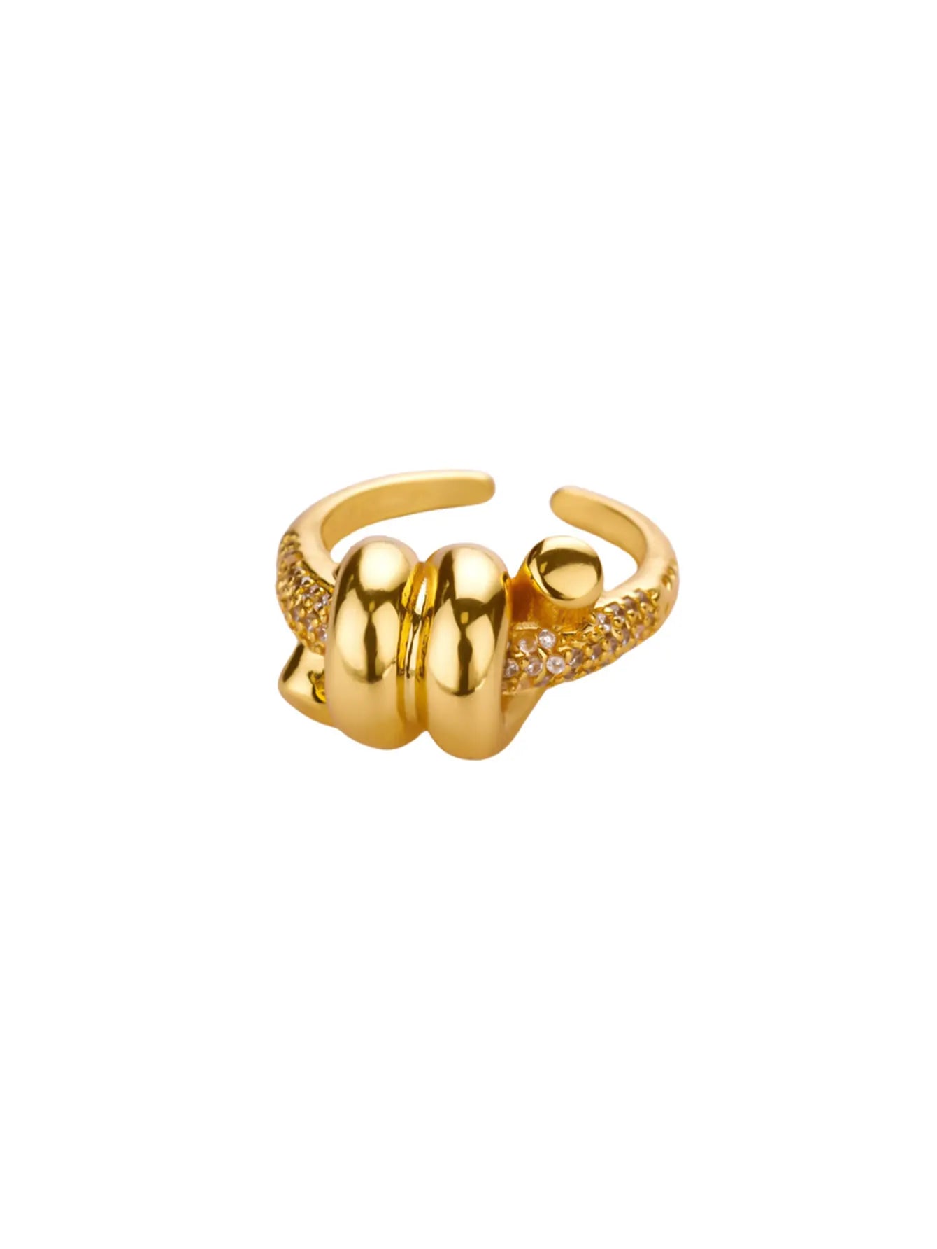 Zirkon Stern Knoten Ringe Für Frauen Gold Farbe Edelstahl Geometrische Verstellbare Fingerringe Hochzeit Paar Schmuck Geschenke