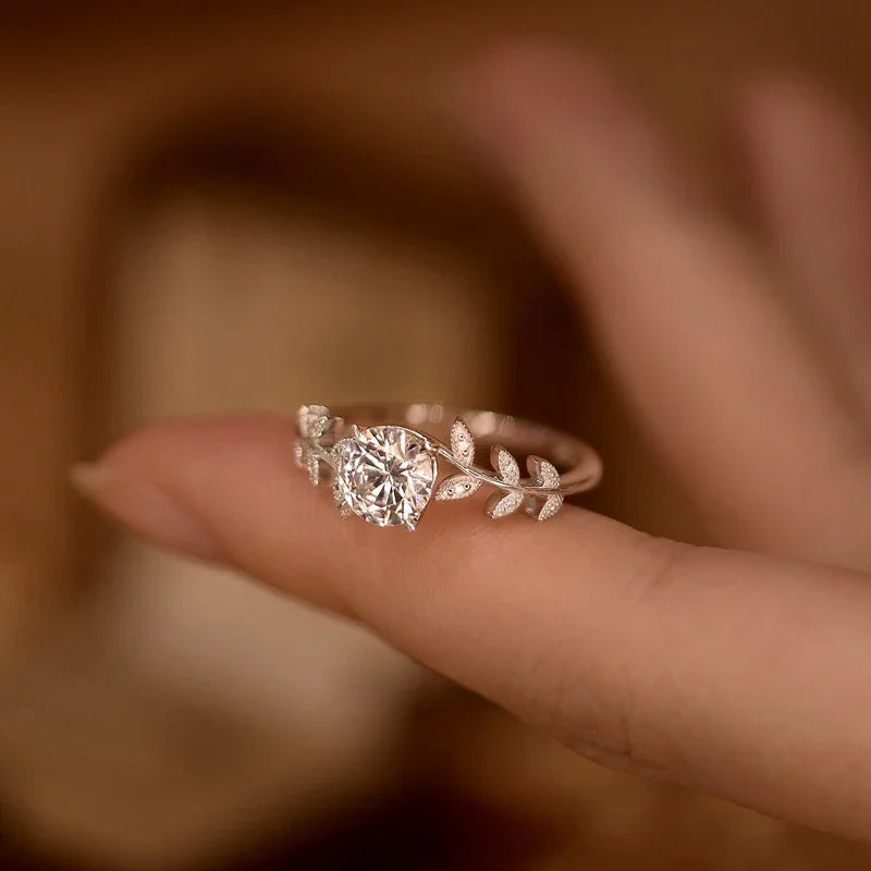 NeeTim 1CT Moissanit Diamantringe Ehering für Damen 925 Sterling Silber mit Weißgold-Überzug Verlobungsring