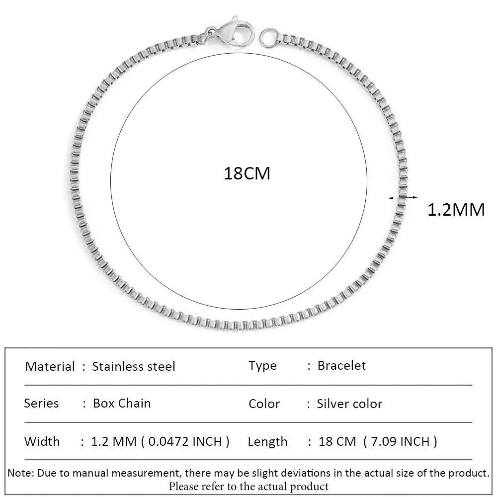 SUNIBI Klassische Schlangenkettenarmbänder für Damen, Trendige Mode, Edelstahl-Kubakettenarmband, Trendige Damengeschenke, Schmuck