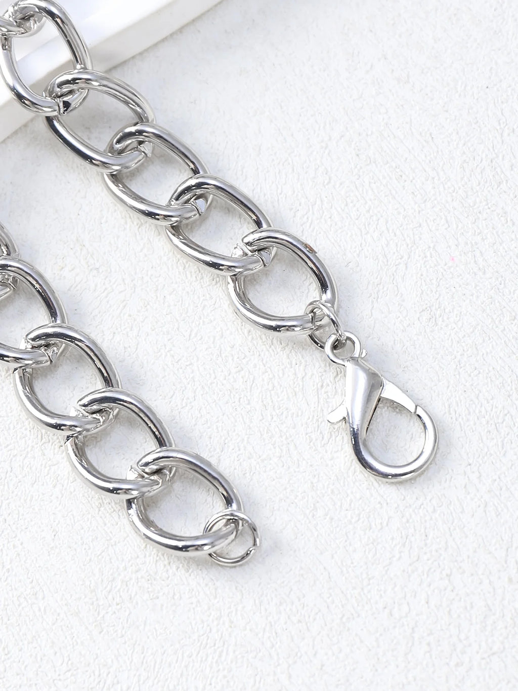 Irregular Geometric Circle Chain Bracelets for Women Fashion Gold Silver Color Stainless Steel Bracelet Waterproof Jewelry