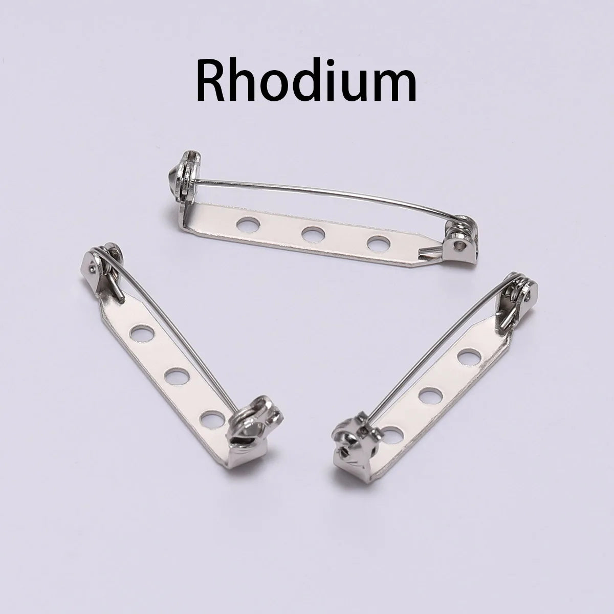 20-50 unidades de 20 25 32 38mm Pin de Broche con Cierre de Seguridad Base en Blanco Soporte para Placa para Fabricación de Joyas DIY Suministros