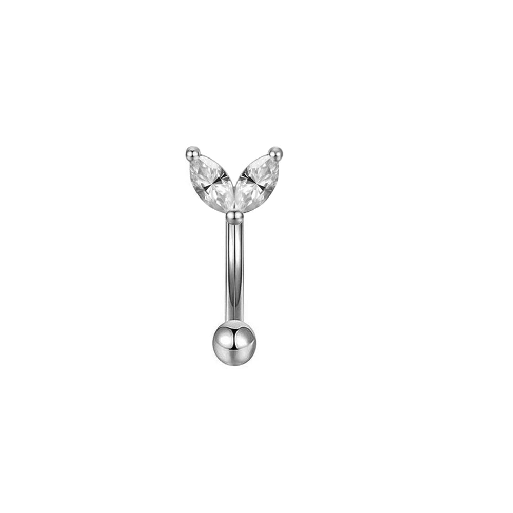 Rook piercing Butterfly Ear Cartilage Eyebrow Tragus Helix Piercing Stud Curved barbell Wholesale Body  Jewelry