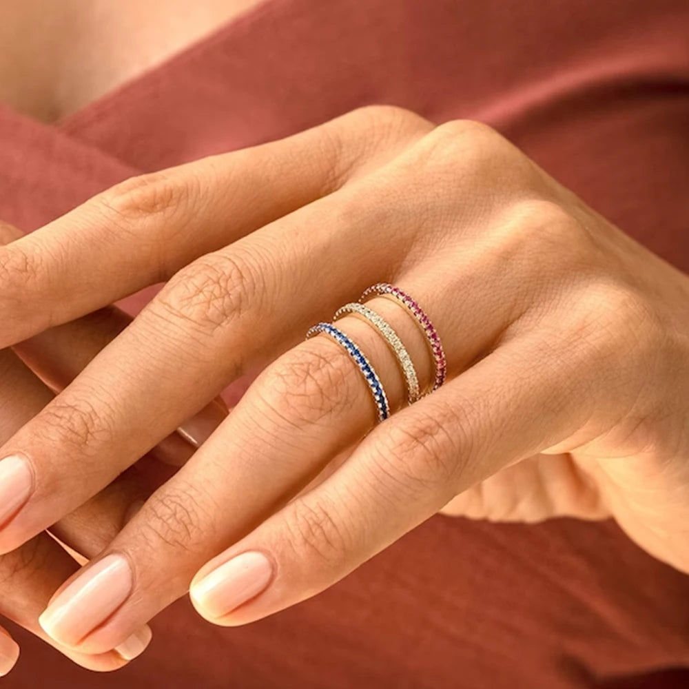 Edelstahl Geburtssteinring für Damen 12 Sternzeichen Mode Farbige Strassringe Jubiläum Hochzeit Geschenk Schmuck Großhandel
