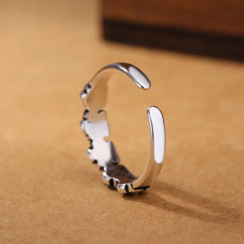 925er Sterlingsilber Retro-Blumenringe für Frauen Verlobung Hochzeit Luxus-Schmuckzubehör Großhandel Kostenloser Versand Schmuck