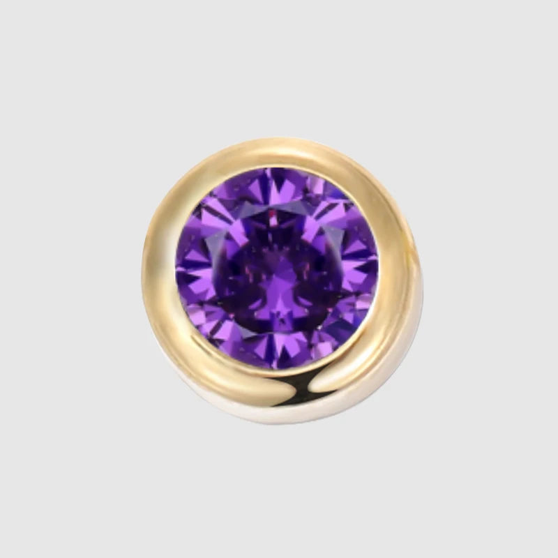 Stainless Steel Charm Rhinestone Necklace Pendant Fashion 12 Colors Birthstone For Jewelry Making Women DIY Accessories
