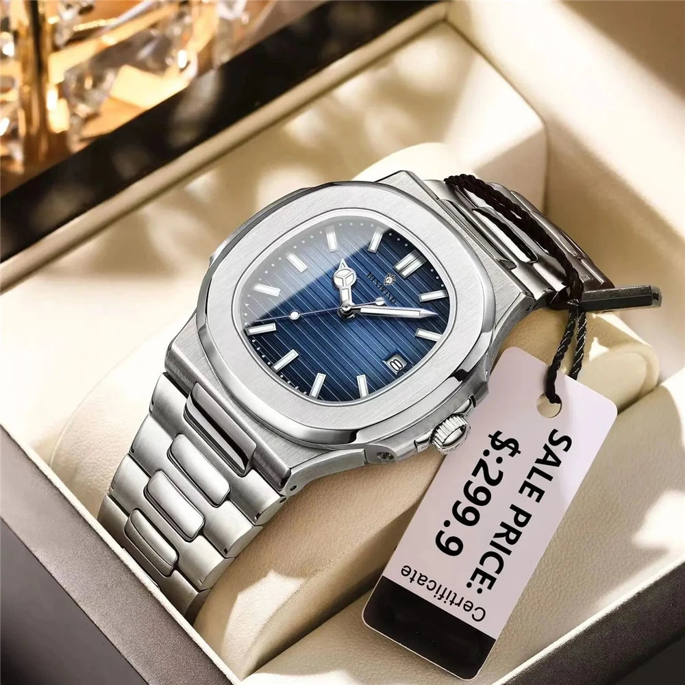 Nuevos Regalos de Relojes de Pulsera de Cuarzo de Moda para Hombre, Estilo Clásico, Deporte, Fecha, Reloj Digital, Reloj de Lujo para Hombre, Relojes Automáticos para Hombre