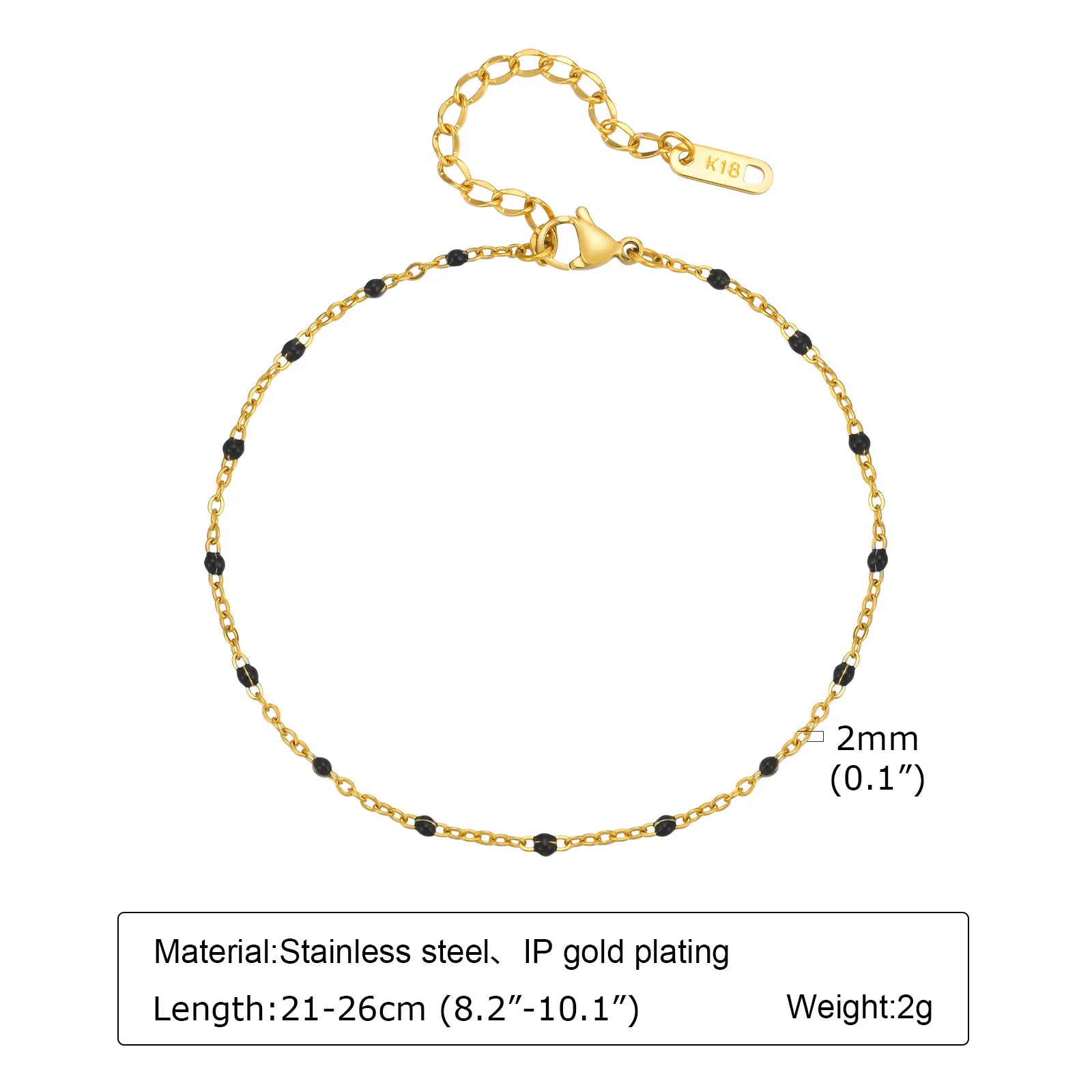 Edelstahl Glücksbringer Böses Auge Fußkettchen Armband für Frauen, blaues Auge Perlenkette Fußkettchen Sommer Strand Glücksbringer Amulett Geschenk