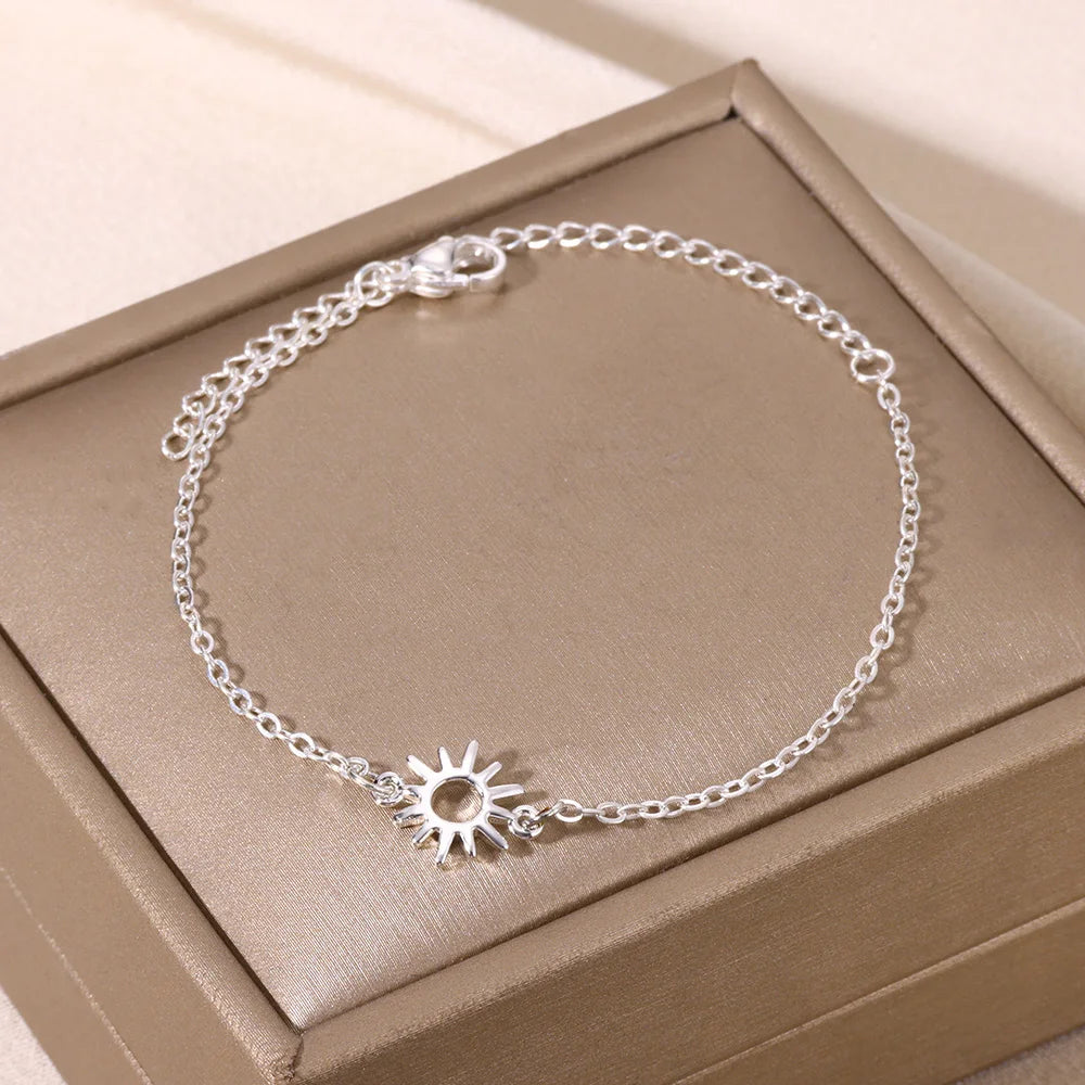 Edelstahl-Imitationsperlen-Fußkettchen für Damen, goldfarbene Kette, Knöchel-Armband, Fußkettchen, Sommer-Strandschmuck-Accessoires, Geschenk