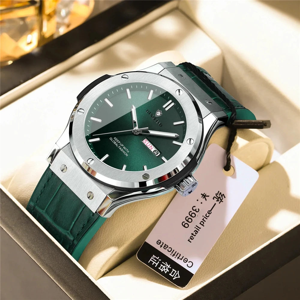 Relojes de Pulsera de Cuarzo de Moda Nuevos Regalos Relojes Automáticos de Cuero Deportivos para Hombre Reloj Automático de Lujo para Hombre Reloj Digital