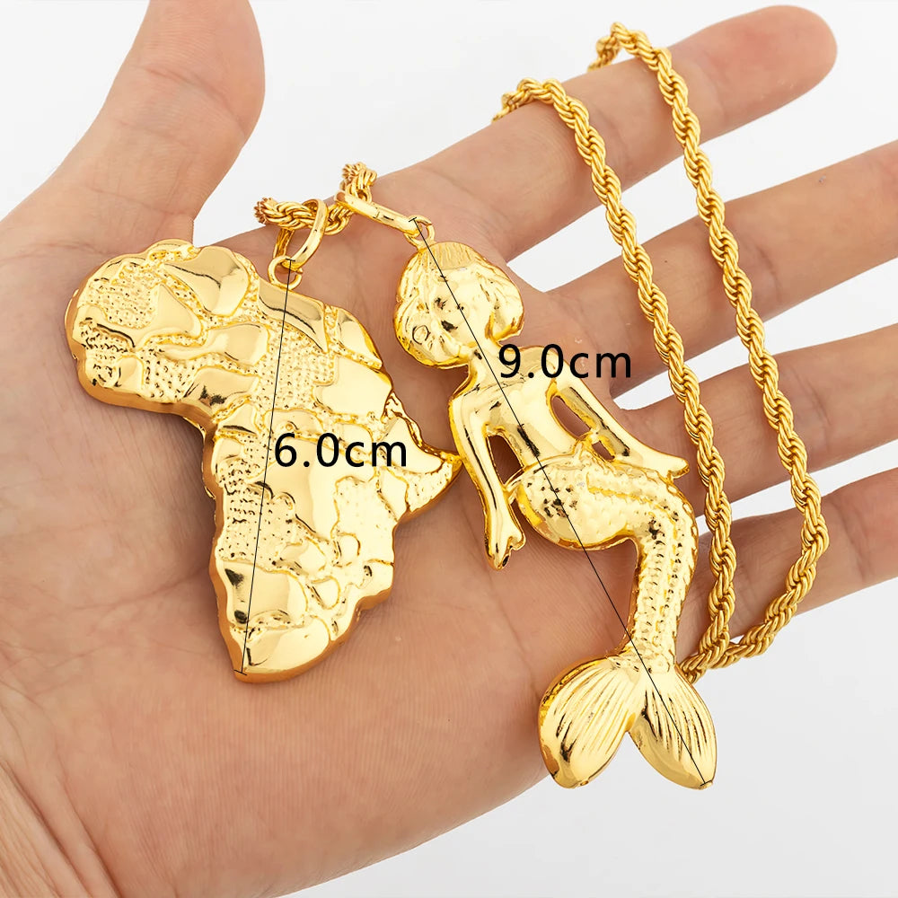 Colgante color oro Dubái, estilo hip hop, personalidad para hombres y mujeres, joyería minimalista, joyería para fiestas, regalos de cumpleaños.