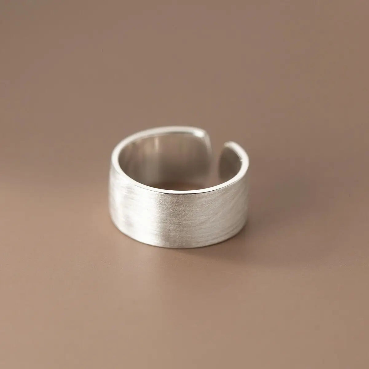 925 Sterlingsilber Drahtziehen Verstellbare Ringe Für Frauen Paar Luxus Schmuck Damen Accessoires Geschenke Schmuck