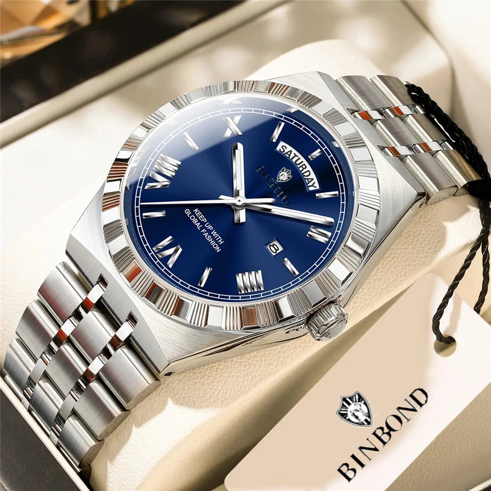 Nuevos relojes automáticos para hombre, relojes de pulsera de cuarzo de moda de marca de alta calidad para hombre, relojes de lujo, regalos para hombre, reloj digital deportivo