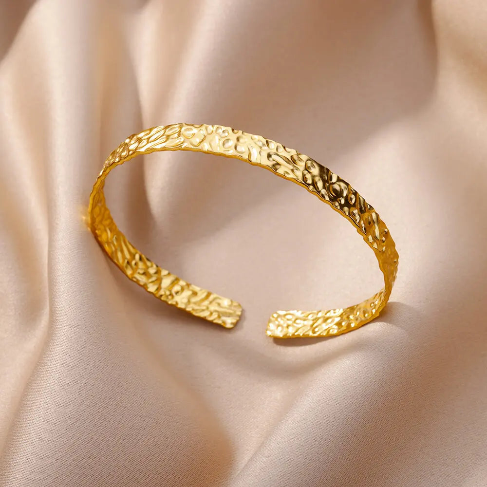 Jesus Armreifen Armband für Frauen Edelstahl Gold Farbe Luxus Armbänder Neuer Trend Hochzeit Schmuck pulseras mujer bijoux