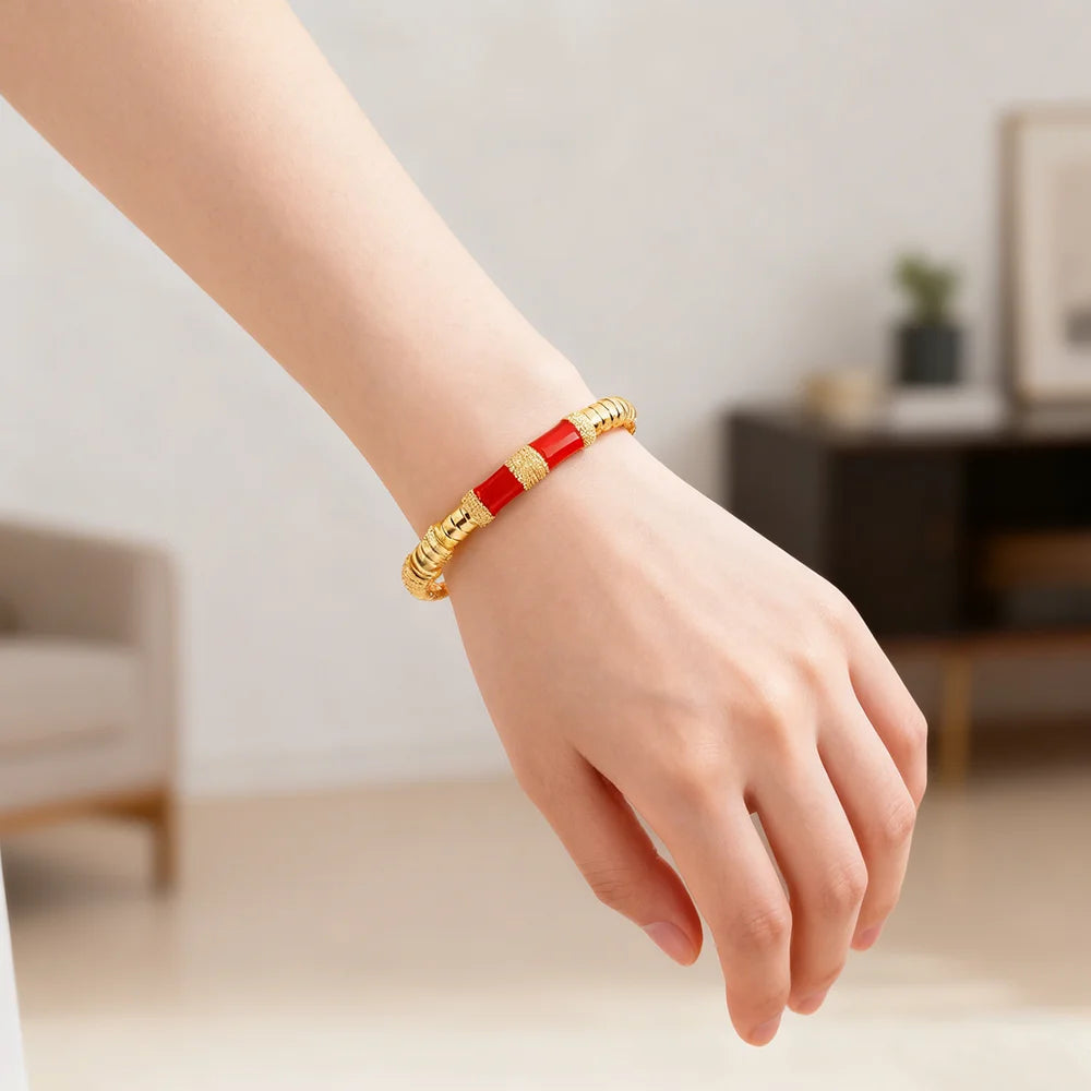 Vergoldeter Ring und Armband, nigerianisches Schmuckset, hohe Eleganz, mehrfarbig, personalisierte Armbänder, Mädchengeschenk, kostenloser Versand