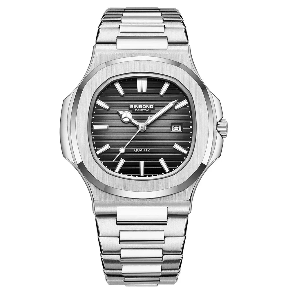 Nuevo Hombre de Suiza Reloj Informal de Oro Rosa Hombres Lujo Reloj Automático Relojes de Pulsera de Cuarzo de Moda Masculina Todo Por 1 Real