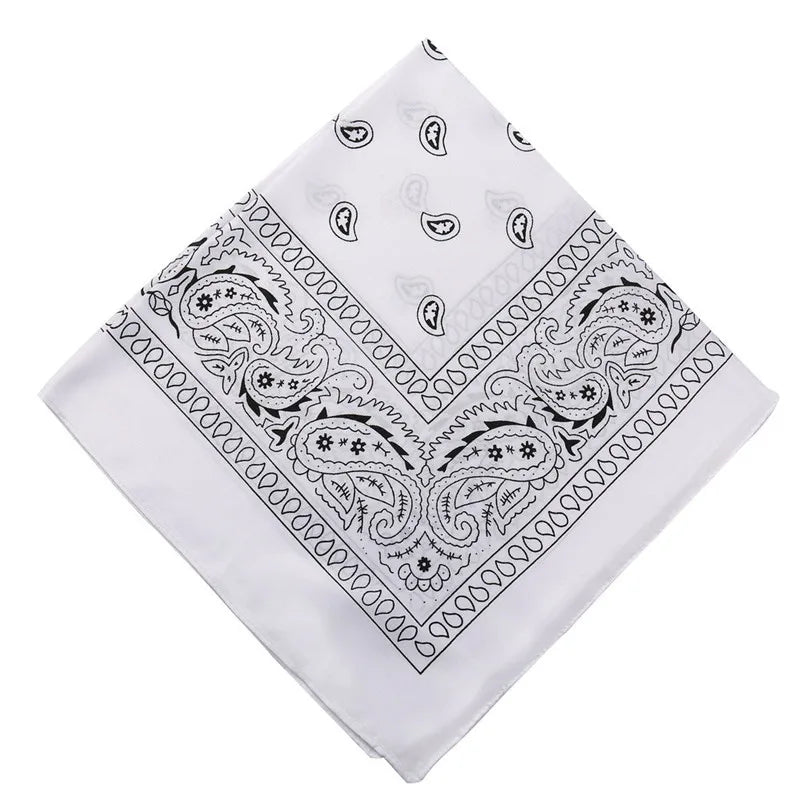 Pañuelo Bandana Hip Hop para Mujeres, Niñas, Niños, Punk, Cuadrado, Diadema, Accesorios para el Pelo, Moda Bohemia 2024