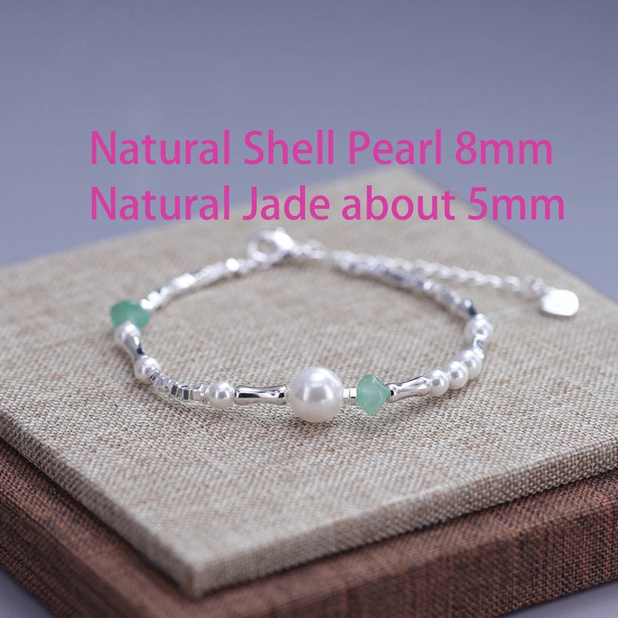 925er Sterlingsilber Sternperlen Armband für Frauen Fragmentiertes Silber Süß Romantisch Vielseitig Trend Schmuck Geschenke Dropshipping