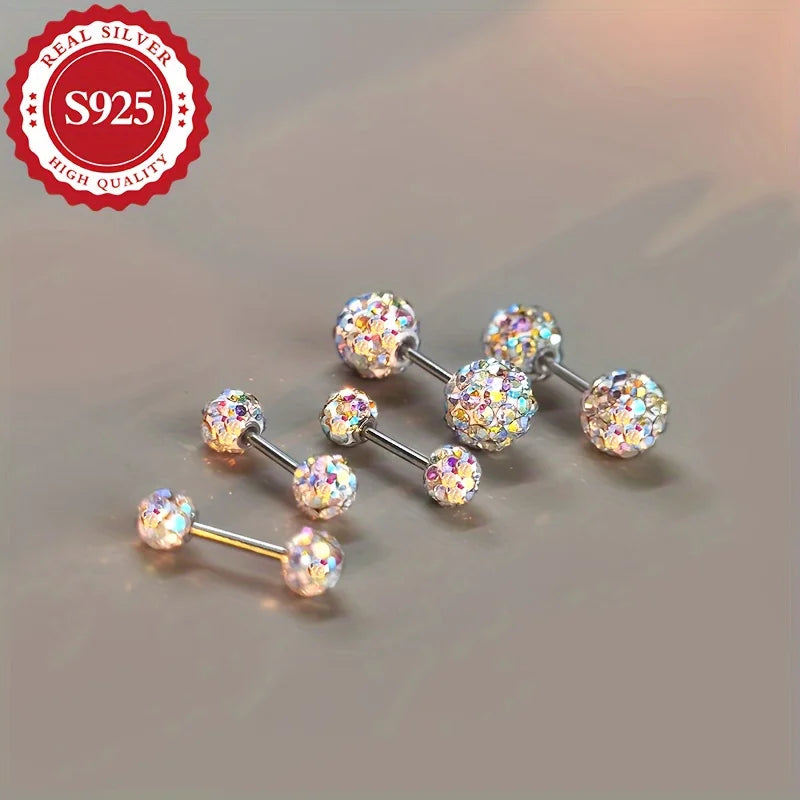Ohrstecker für Damen aus 925er Silber, Pinguin-Form, Party-Accessoires