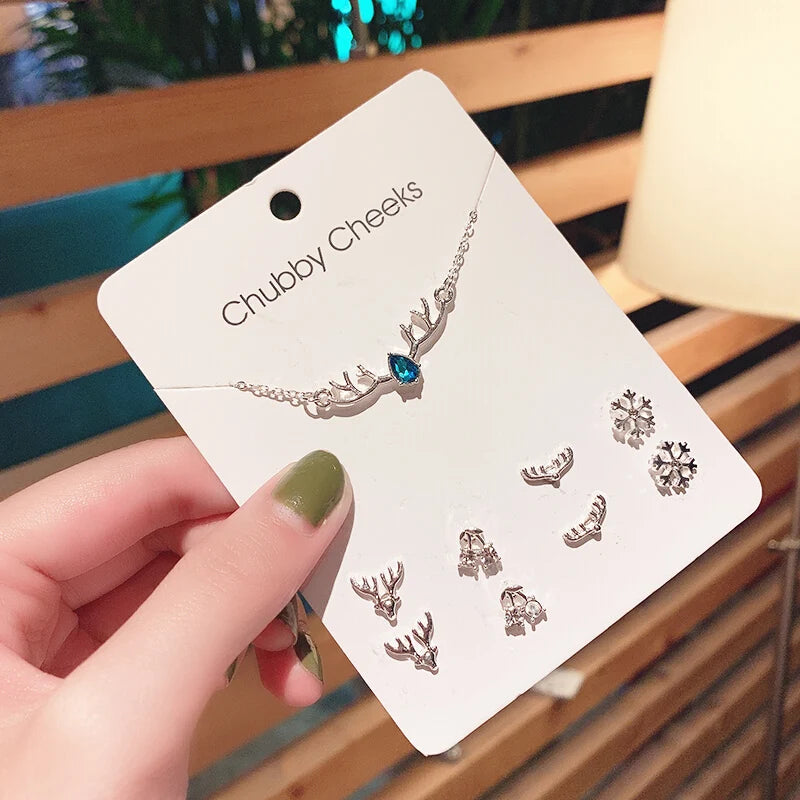 Neue S925 Silber Nadel Ohrstecker Set für Frauen Mädchen Einfache Süße Exquisite Mini Ohrringe Schmuck Geschenk Großhandel Direktverkauf
