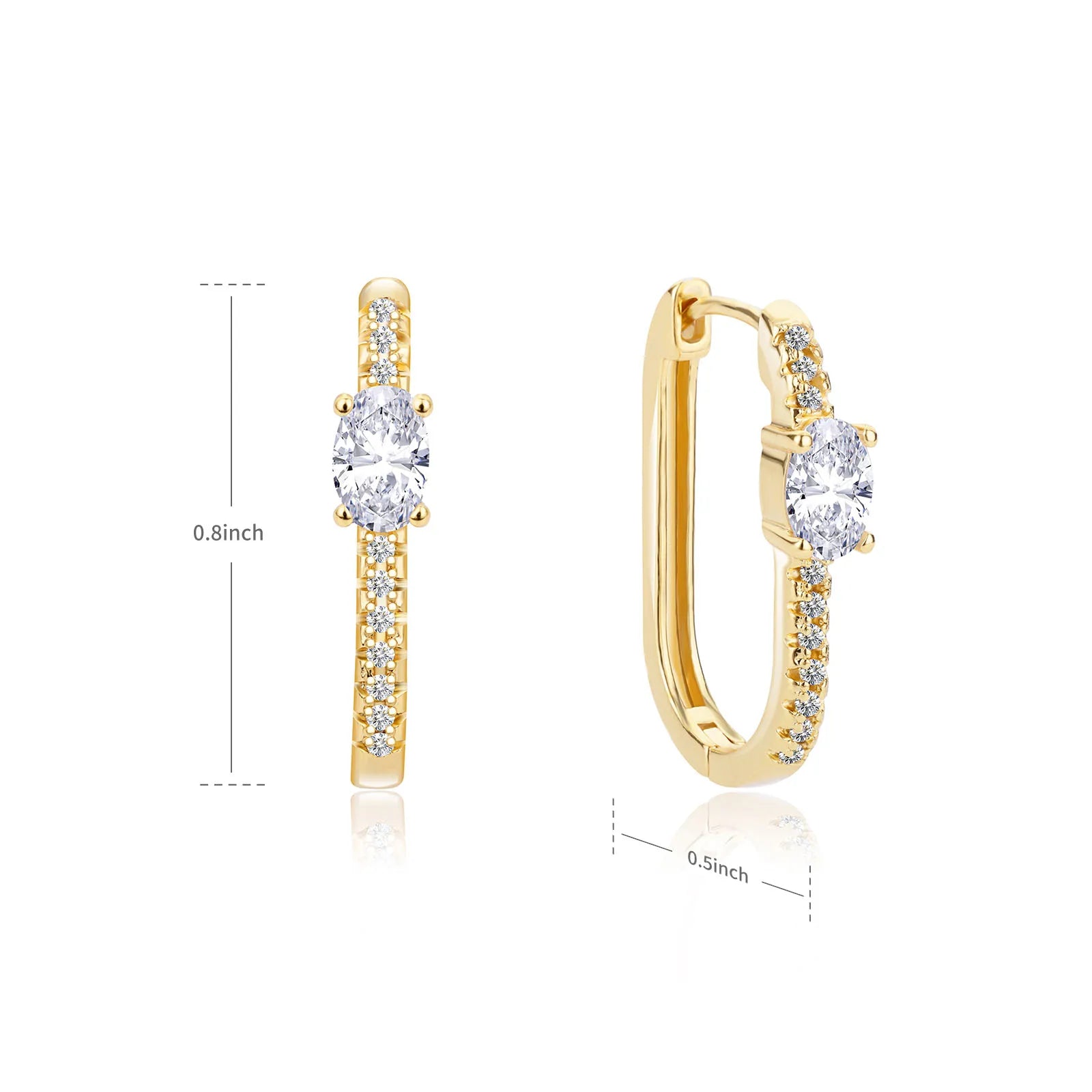 Minimalistische Zirkon-Rundohrringe für Frauen Edelstahl Unregelmäßige Ohrringe Mode Party Hochzeit Schmuck Geschenk Bijoux Femme 2022