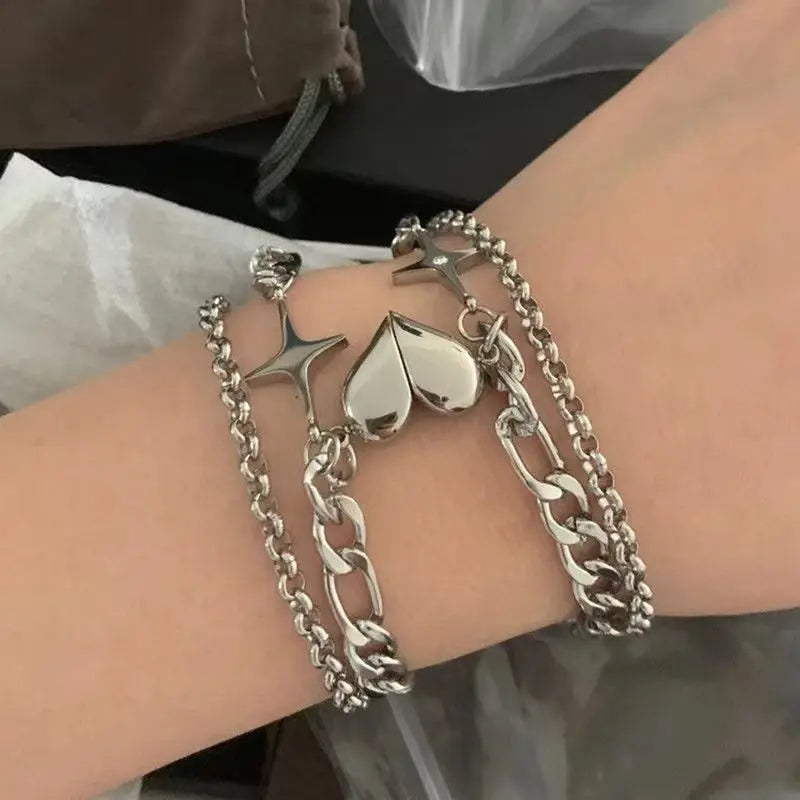 2tlg./Set Mode Paar Perlen Armband TV Girl Partnerarmbänder Who Really Cares Album Inspirierte Armbänder Freunde Schmuck Geschenk