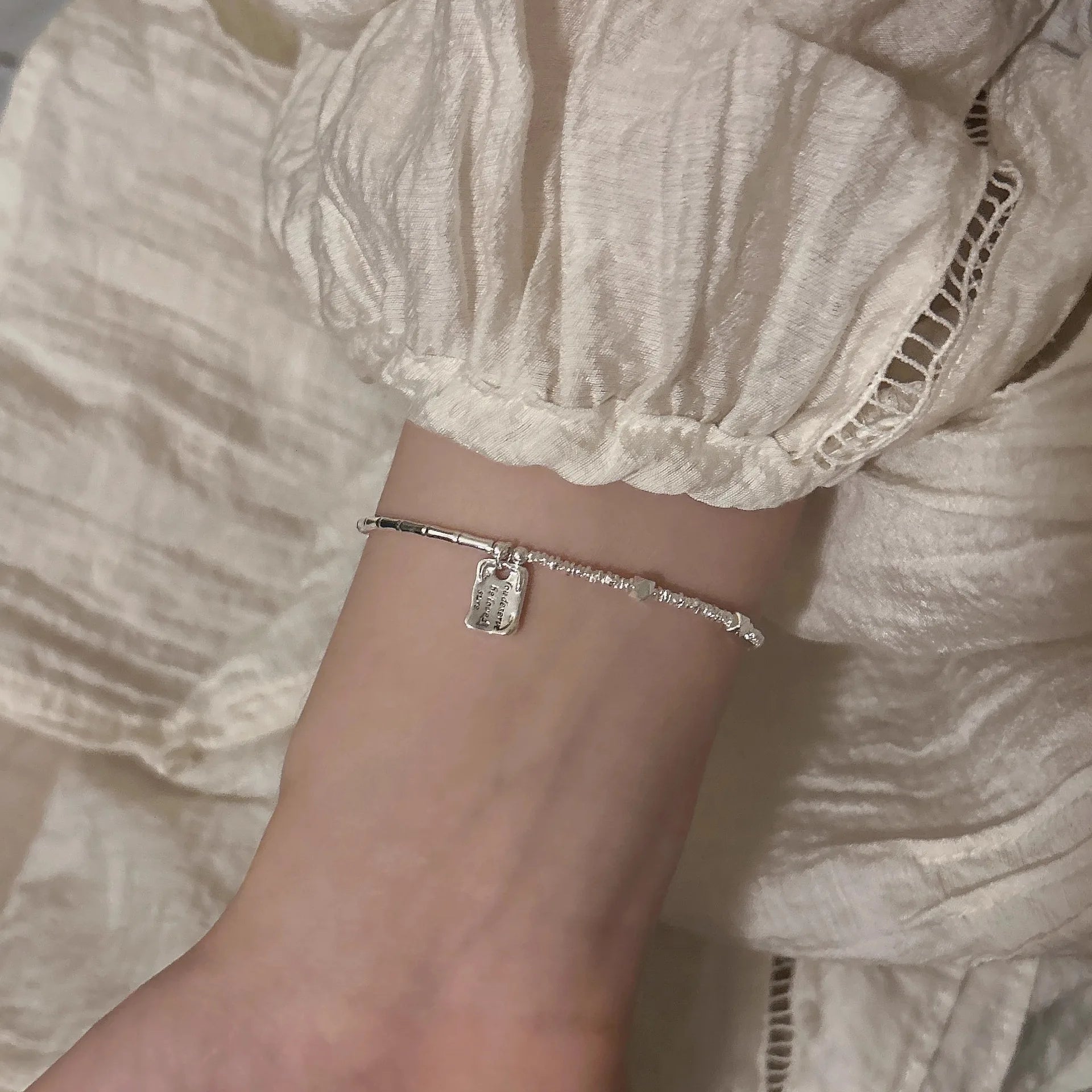 925er Sterlingsilber Sternperlen Armband für Frauen Fragmentiertes Silber Süß Romantisch Vielseitig Trend Schmuck Geschenke Dropshipping