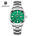 PAAZOMU Reloj de Pulsera para Hombre de Lujo, Resistente al Agua, de Acero Inoxidable, con Fecha Luminosa, Semana, Moda, Negocios, Cuarzo, Relojes de Hombre
