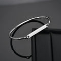 Afirstee Stainless Steel Engrave Name Bracelet For Women Custom Gold Color Date Letter Bracelets Jewelry Gift