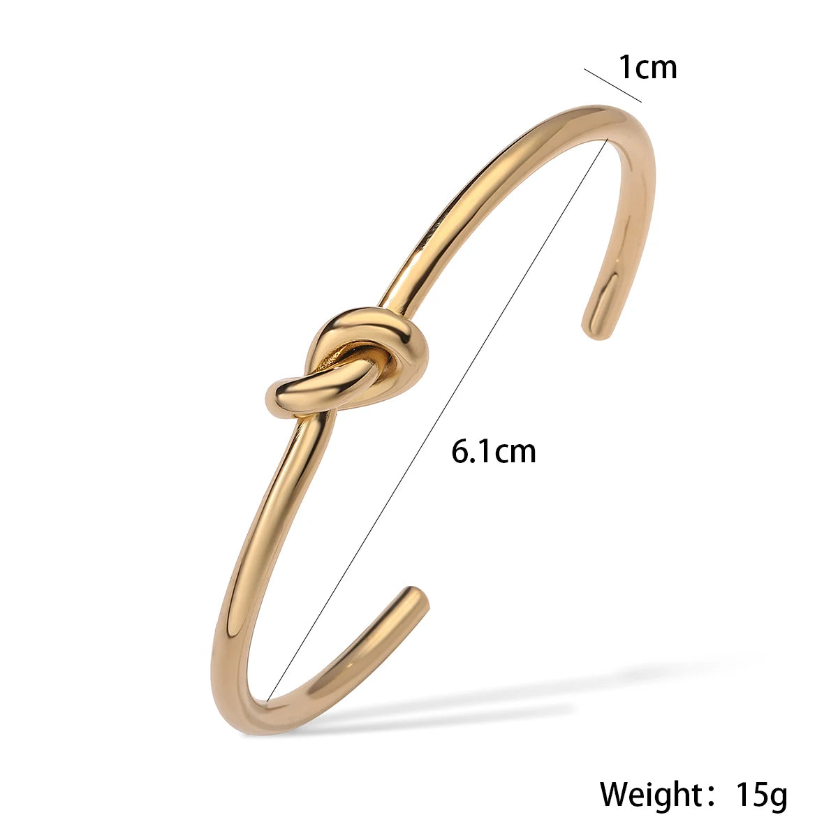 NEWBUY 2026 New Arrival Silver/Gold Color knot Design Bangles For Women Non-Fading Stainless Steel Jewelry