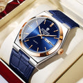 Nuevos relojes de pulsera de cuarzo de moda de negocios casuales con movimiento plateado para hombre, reloj de lujo, relojes automáticos, regalos para hombre, Reloj Hombre