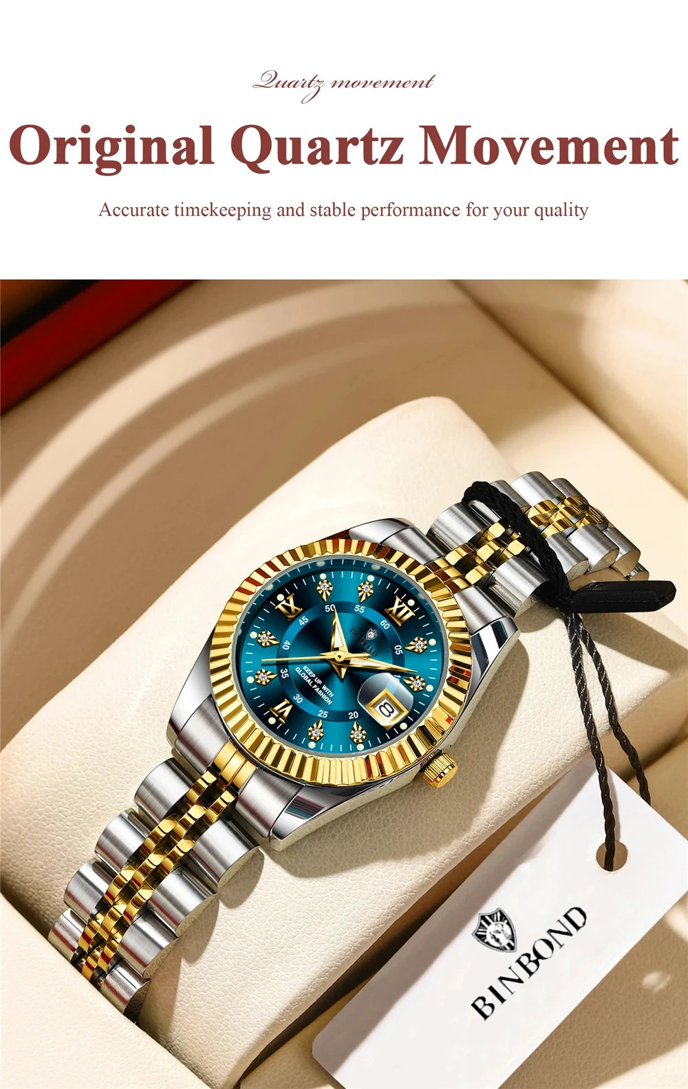 Relojes de pulsera de cuarzo de moda de 28MM, nuevos relojes para mujer, reloj pequeño de oro de lujo con diamantes para mujer, todo por 1 real, reloj de mujer