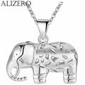 Collar de plata de ley 925 con bonito colgante de elefante de moda urbana para mujer, accesorios de boda, fiesta, joyería de diseñador, regalos