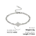 Hollow Chinese Knot Charms Bracelets Witch Knot Chain Bracelet Women Men Vintage Love Jewelry Gifts