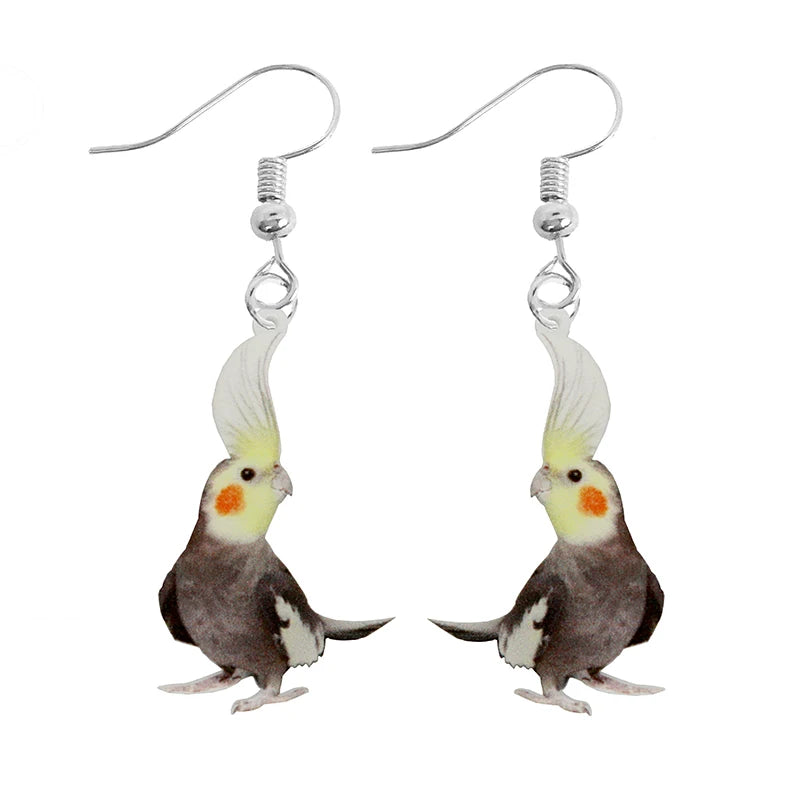 Ohrring Für Frauen Acryl Lustige Benutzerdefinierte Süße Mädchen Geschenk Ohrhänger Kinder Tier Kaninchen Papagei Vogel Frosch Schmetterling