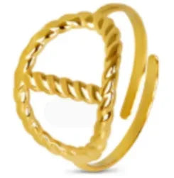 Wasserdichter, hohler Edelstahl-Fingerring der Spitzenklasse, trendig für Frauen, personalisierter Schmuck Großhandel