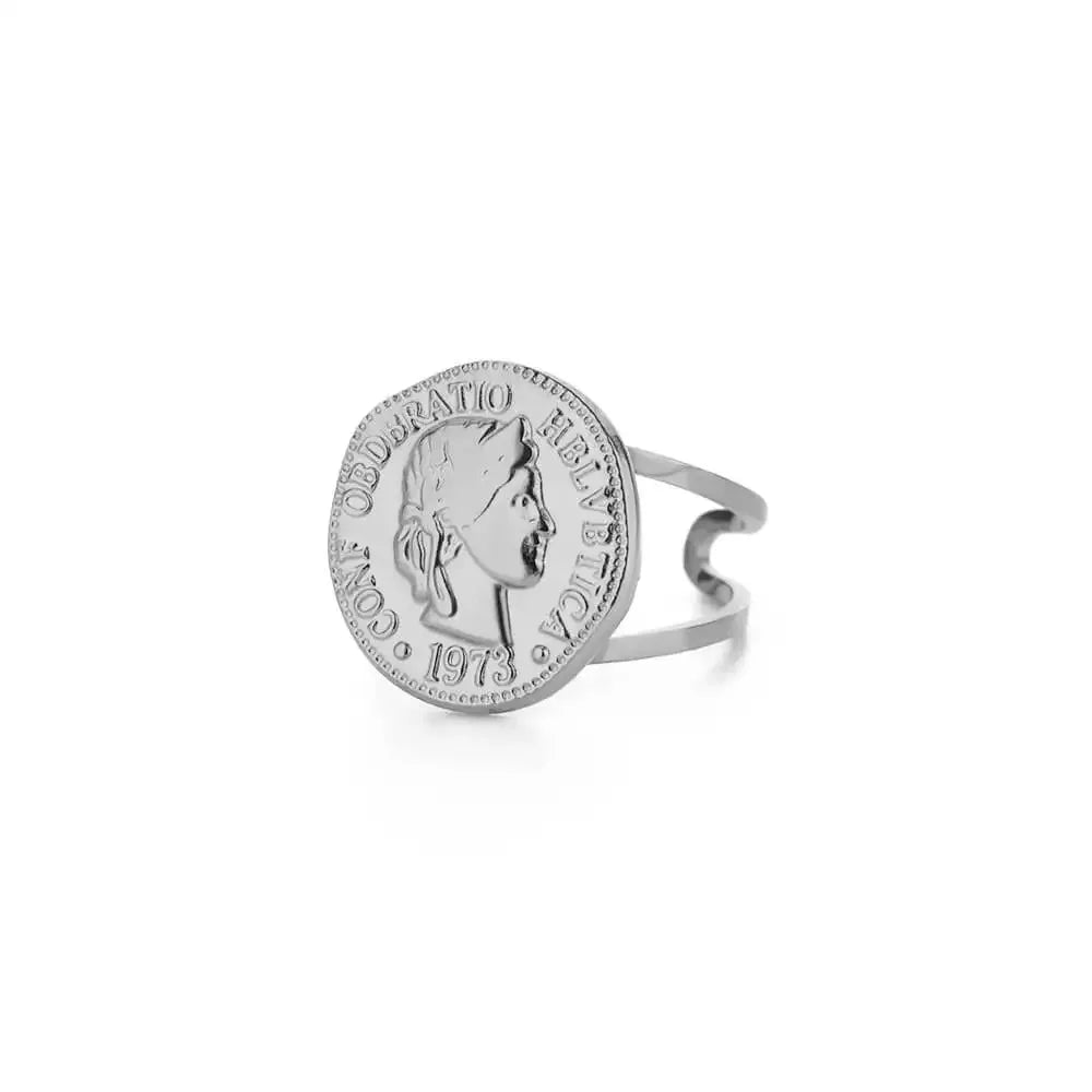 Vintage Jungfrau Maria offener Ring für Damen Edelstahl Gold Farbe Religiöser Ring Jesus Christlicher Schmuck Party Geschenk