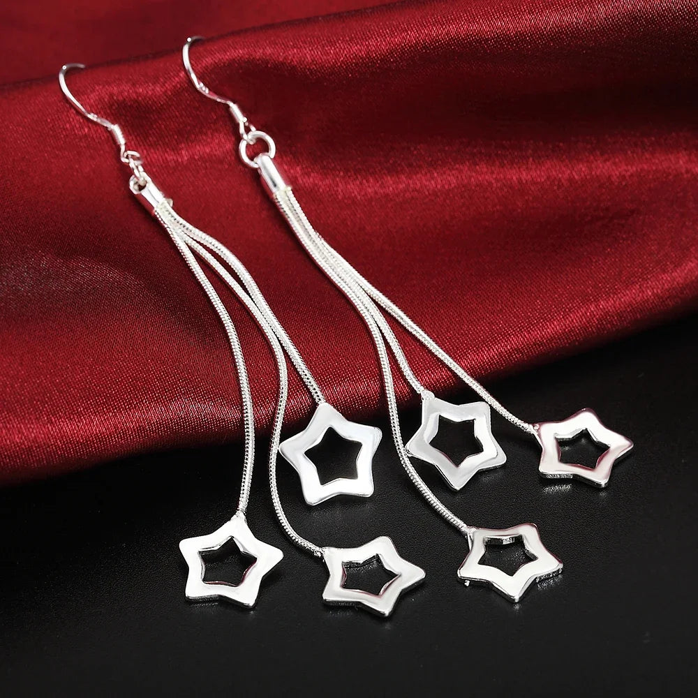 Hochwertige 925 Sterling Silber Ohrringe Schlichte runde Creolen für Frauen Mode Hochzeit Verlobung Charm Schmuck