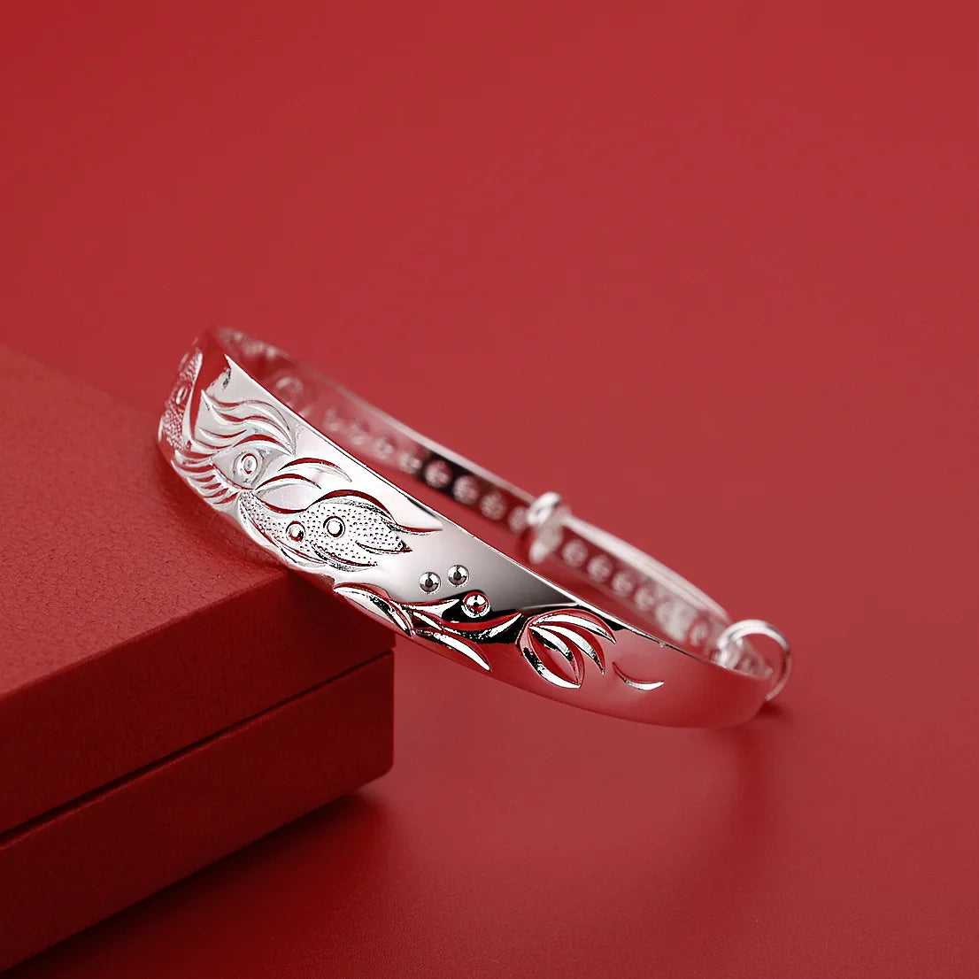 Luxus 925 Sterlingsilber Edle Phönix Armbänder Armreifen für Frauen Mode Party Hochzeit Schmuck Weihnachtsgeschenke Verstellbar