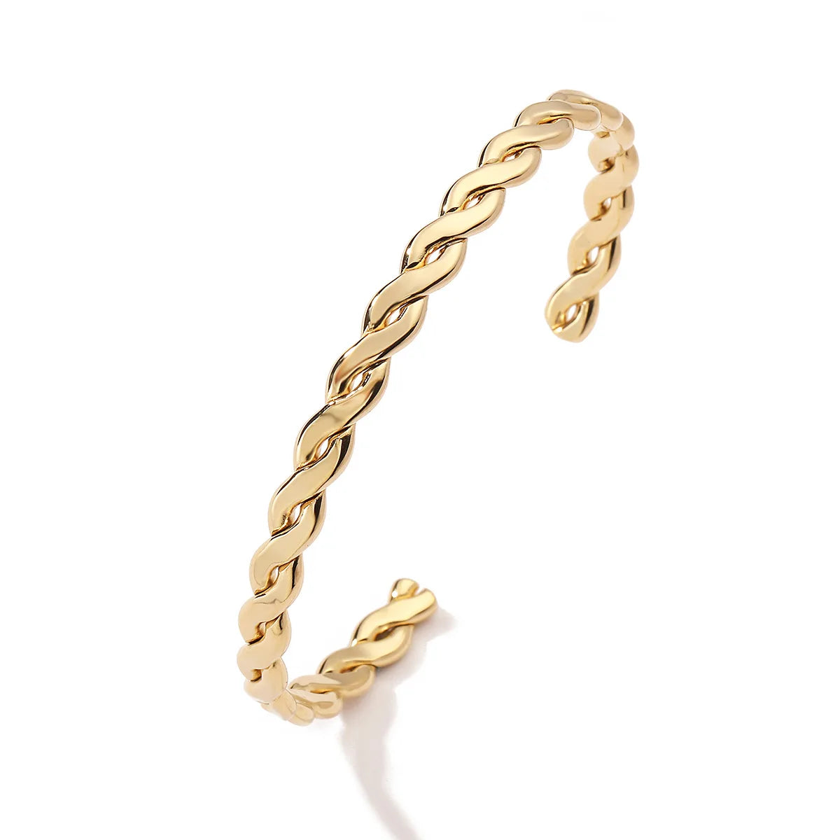 NEWBUY Heißer Verkauf Hochwertige Gold/Silber Farbe Herz Armreifen für Frauen Edelstahl Party Schmuck