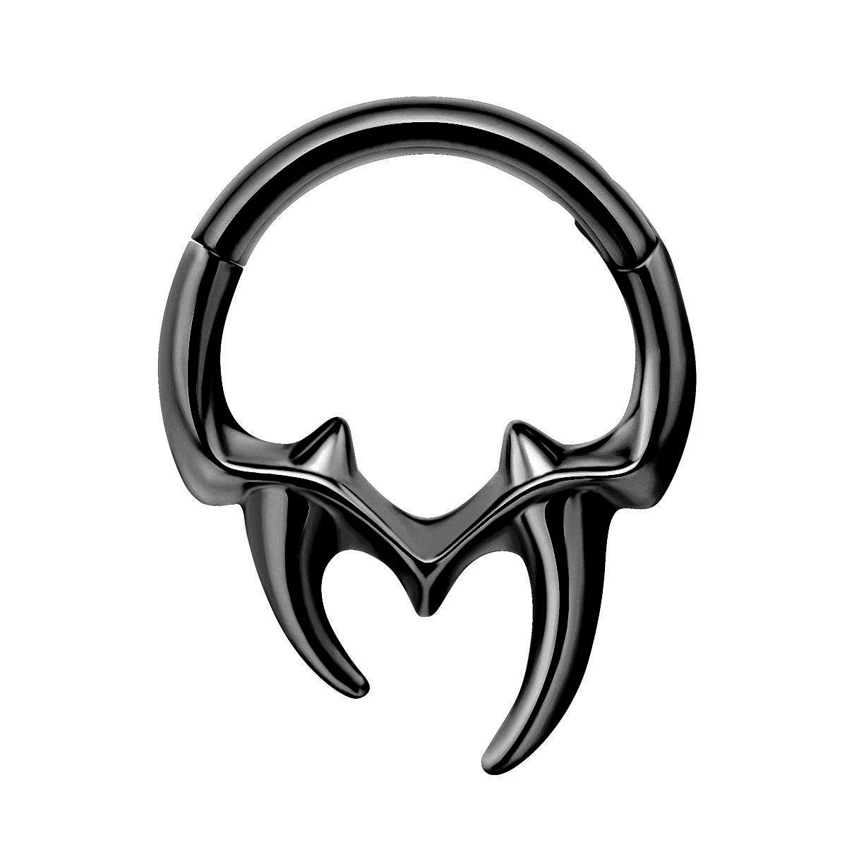 16G Septum Nasenpiercing Scharnier Clicker 316L Edelstahl Daith Clicker Helix Knorpelohrring Kette Körperschmuck