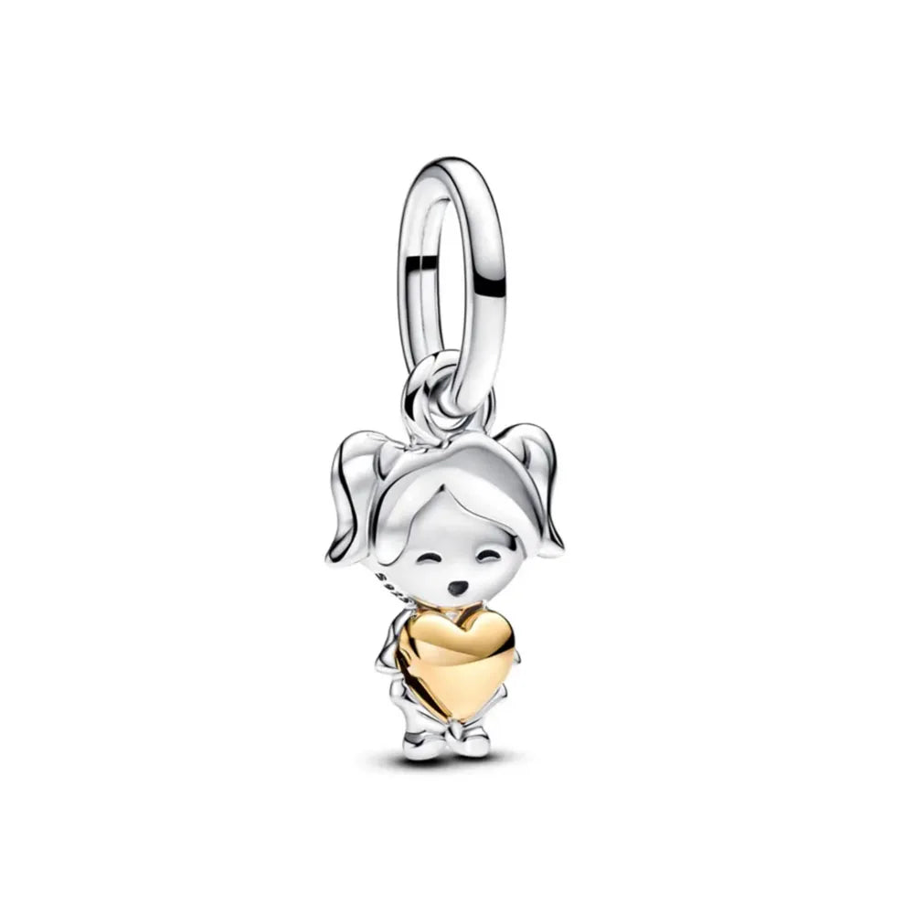Heiß verkaufter Weihnachts-Weihnachtsmann 925er Silber Charm Bead passend für europäische Armband-Armreifen Damenhalskette Schmuck